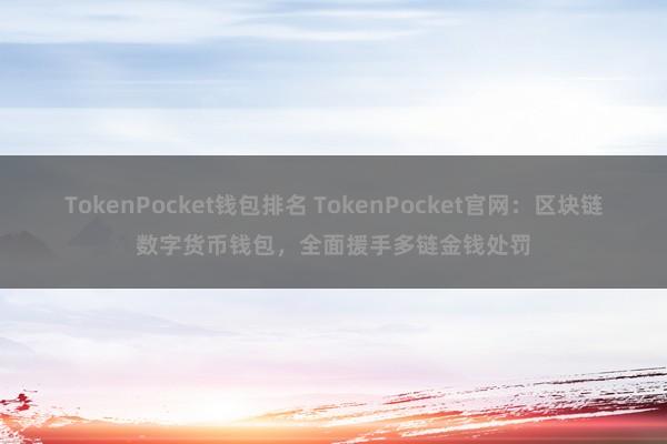 TokenPocket钱包排名 TokenPocket官网：区块链数字货币钱包，全面援手多链金钱处罚